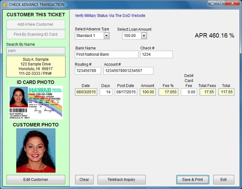 screenshot of HI-Tech Pawn